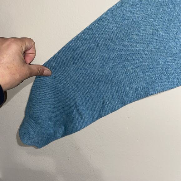 RODD & GUNN Queens town Sweater Optim Wool Cashmere Merino Lagoon Blue Med - Picture 3 of 7